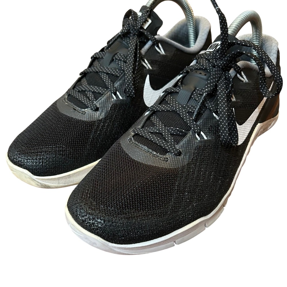 Nike Metcon 3 Training Shoes Womens Black White RS001RB Sneakers 8.5